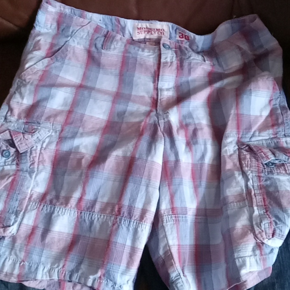 Massimo plaid shorts